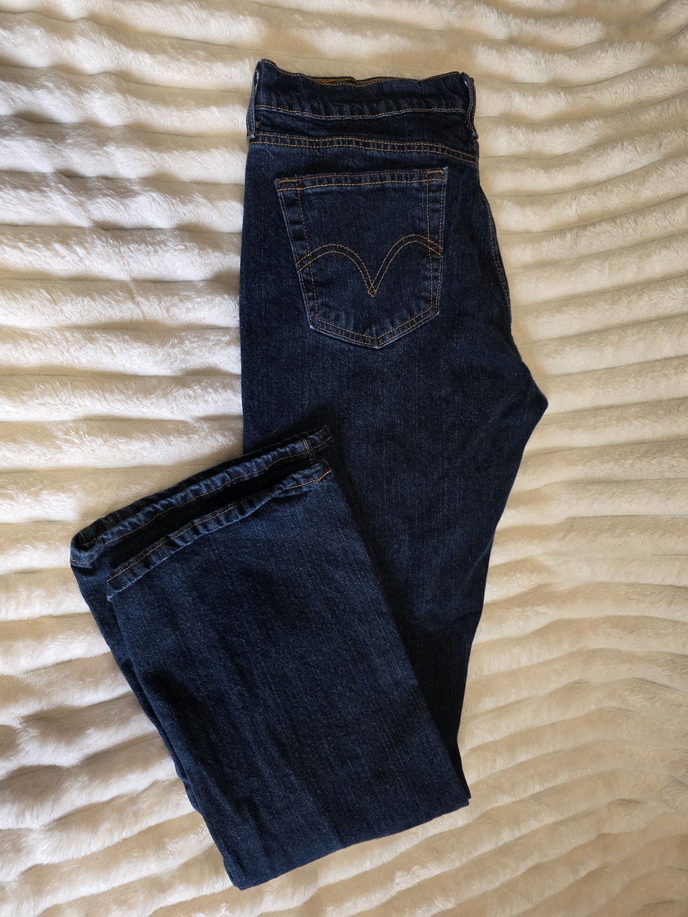 Levi's Dark Blue Women's Straight-Leg Jeans
